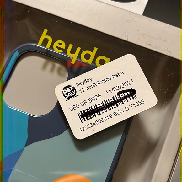 NIB iPhone 12 mini HEYDAY Colorful Phone Case - Picture 3 of 7